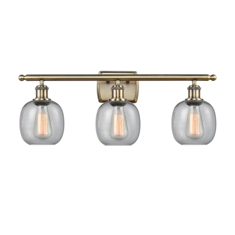 Innovations Lighting Belfast 3 Light Bath Vanity Light Part Of The Ballston Collection 516-3W-AB-G104-LED