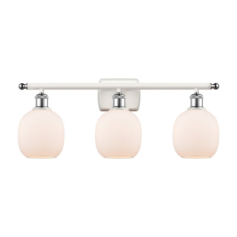 Innovations Lighting Belfast 3 Light Bath Vanity Light Part Of The Ballston Collection 516-3W-WPC-G101-LED