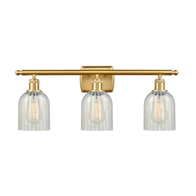 Innovations Lighting Caledonia 3 Light Bath Vanity Light Part Of The Ballston Collection 516-3W-SG-G2511