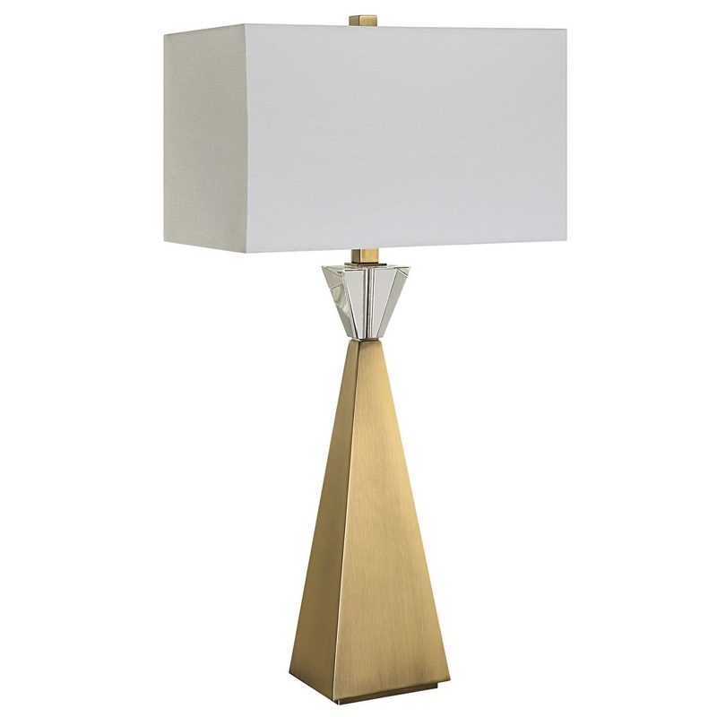 Arete Modern Brass Table Lamp