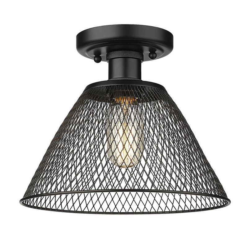 Carver  Semi-Flush