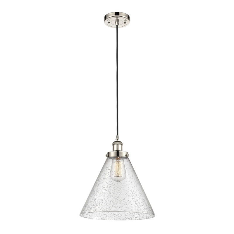 Innovations Lighting X-Large Cone 1 Light Mini Pendant Part Of The Ballston Collection 916-1P-PN-G44-L-LED