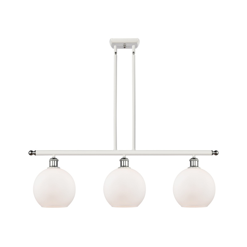 Innovations Lighting Athens 3 Light 36″ Island Light 516-3I-WPC-G121-8-LED
