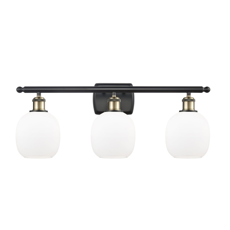 Innovations Lighting Belfast 3 Light Bath Vanity Light Part Of The Ballston Collection 516-3W-BAB-G101
