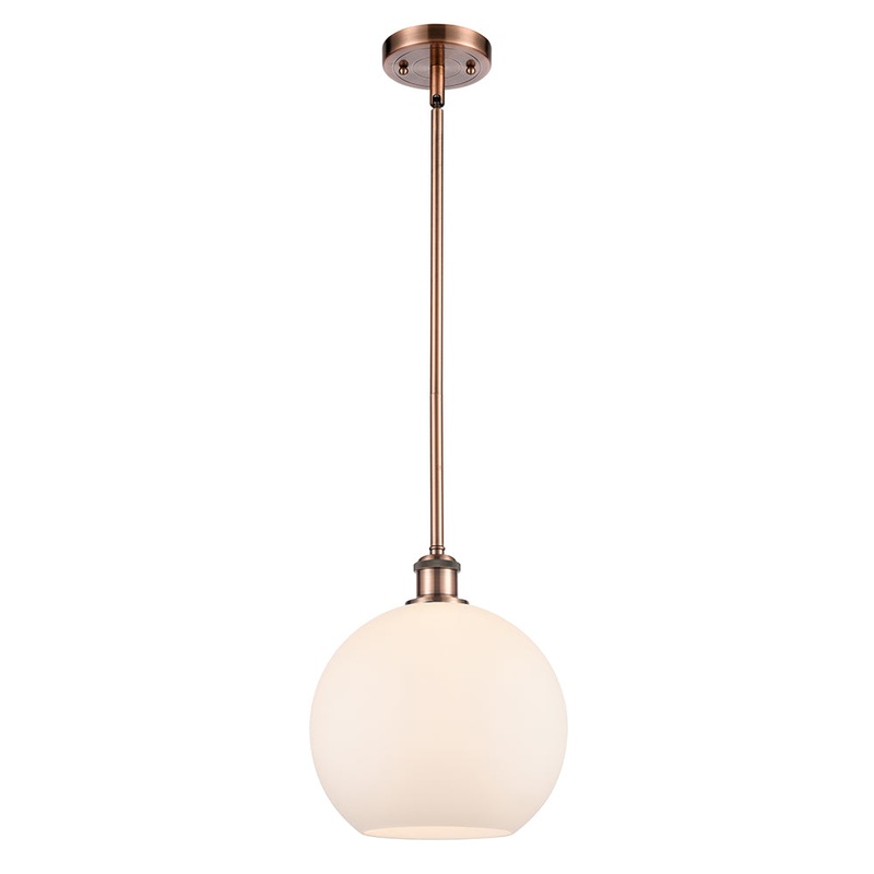Innovations Lighting Athens 1 Light 10″ Mini Pendant 516-1S-AC-G121-10-LED