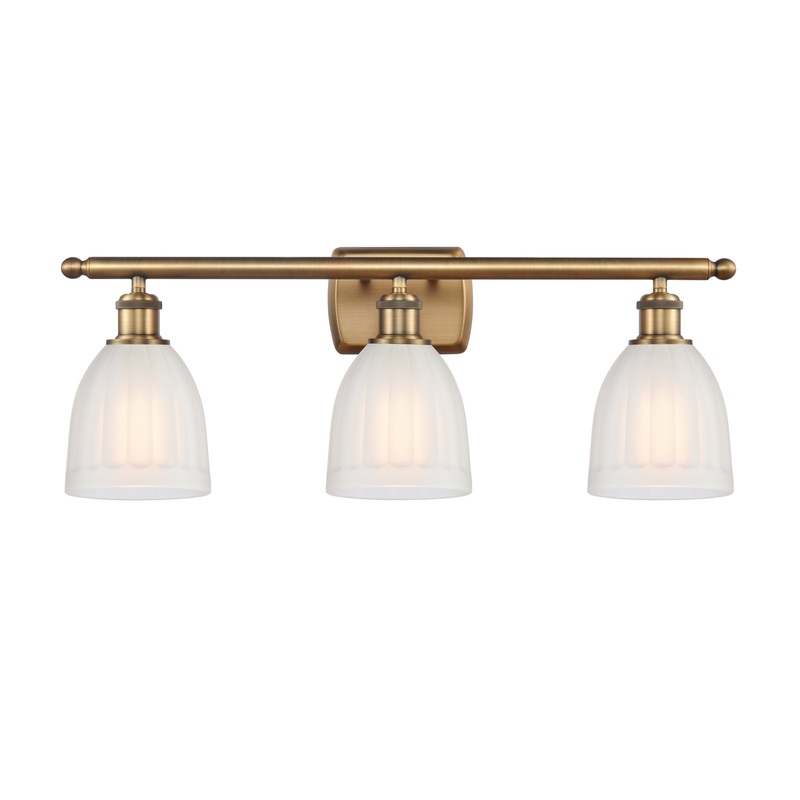 Innovations Lighting Brookfield 3 Light Bath Vanity Light Part Of The Ballston Collection 516-3W-BB-G441-LED