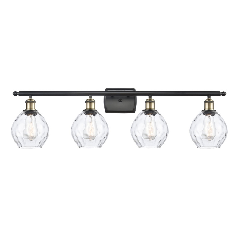 Innovations Lighting Small Waverly 4 Light Bath Vanity Light Part Of The Ballston Collection 516-4W-BAB-G362-LED