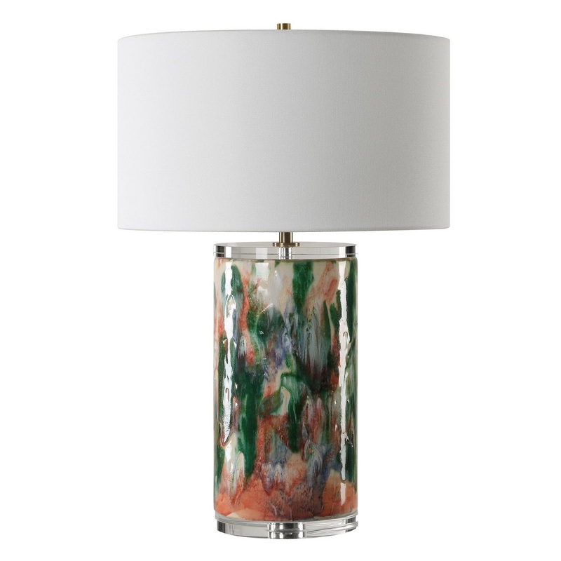 Verdant Multi-Colored Table Lamp