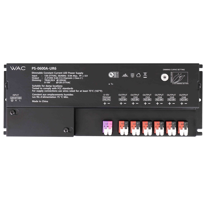 600MA 2-21VDC 75.6W Universal 6 Channel Remote Power Supply