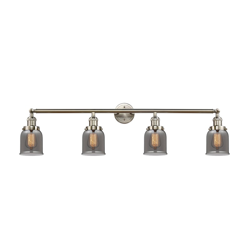 Innovations Lighting Small Bell 4 Light Bath Vanity Light Part Of The Franklin Restoration Collection 215-SN-G53-LED