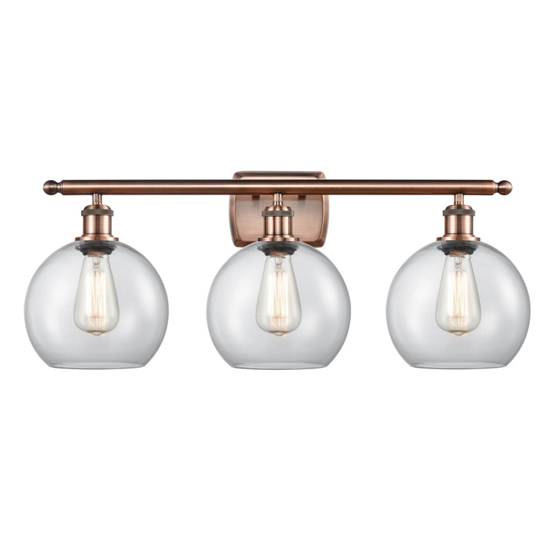 Innovations Lighting Athens 3 Light 26″ Bath Vanity Light 516-3W-AC-G122-8-LED