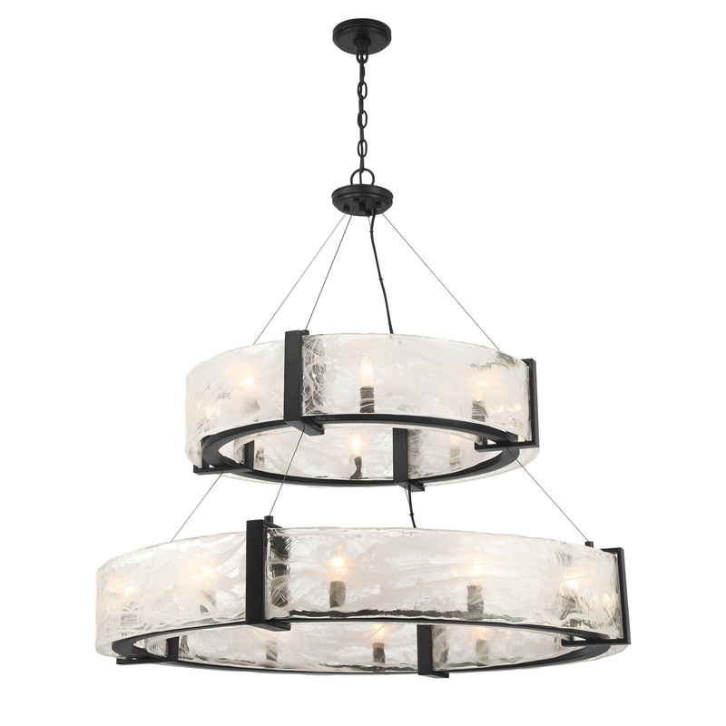 Cloud Break 2 Tier Chandelier