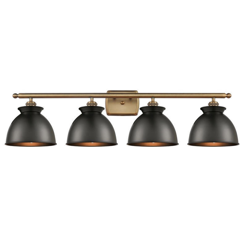 Innovations Lighting Adirondack 4 Light Bath Vanity Light Part Of The Ballston Collection 516-4W-BB-M14-BK