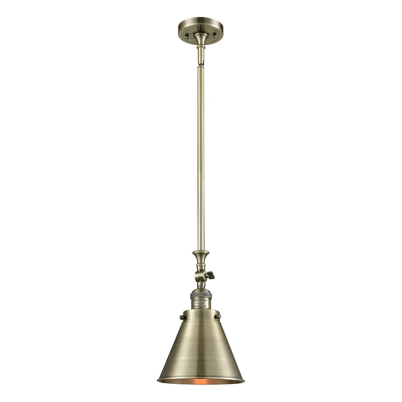 Innovations Lighting Appalachian 1 Light Mini Pendant Part Of The Franklin Restoration Collection 206-AB-M13-AB