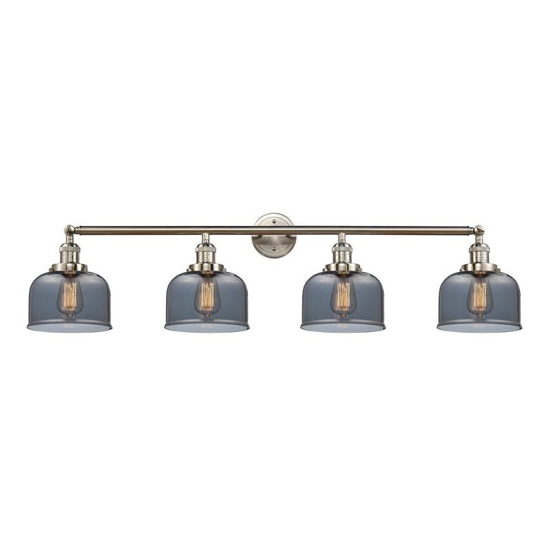 Innovations Lighting Large Bell 4 Light Bath Vanity Light Part Of The Franklin Restoration Collection 215-SN-G73-LED