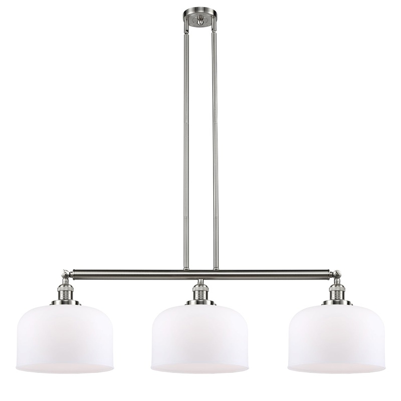 Innovations Lighting X-Large Bell 3 Light Island Light Part Of The Franklin Restoration Collection 213-SN-G71-L