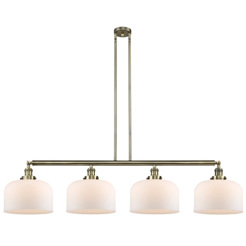 Innovations Lighting X-Large Bell 4 Light Island Light Part Of The Franklin Restoration Collection 214-AB-G71-L-LED
