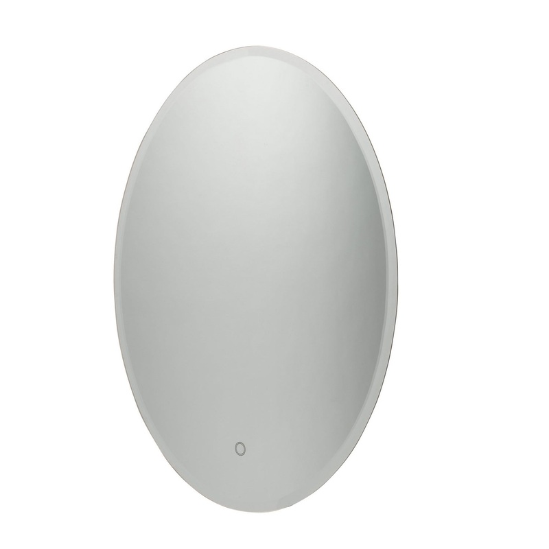 Lunar Oval LED Lighted Mirror