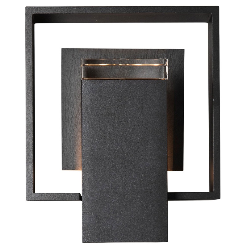 Shadow Box Square Slate Outdoor Wall Sconce