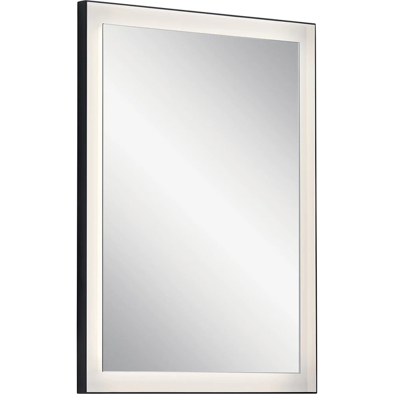 Kichler Ryame 24″ Lighted Mirror Black 84167
