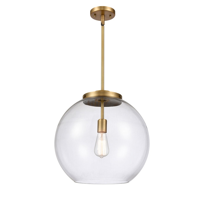 Innovations Lighting Athens 1 Light 13.75″ Pendant 221-1S-BB-G122-16