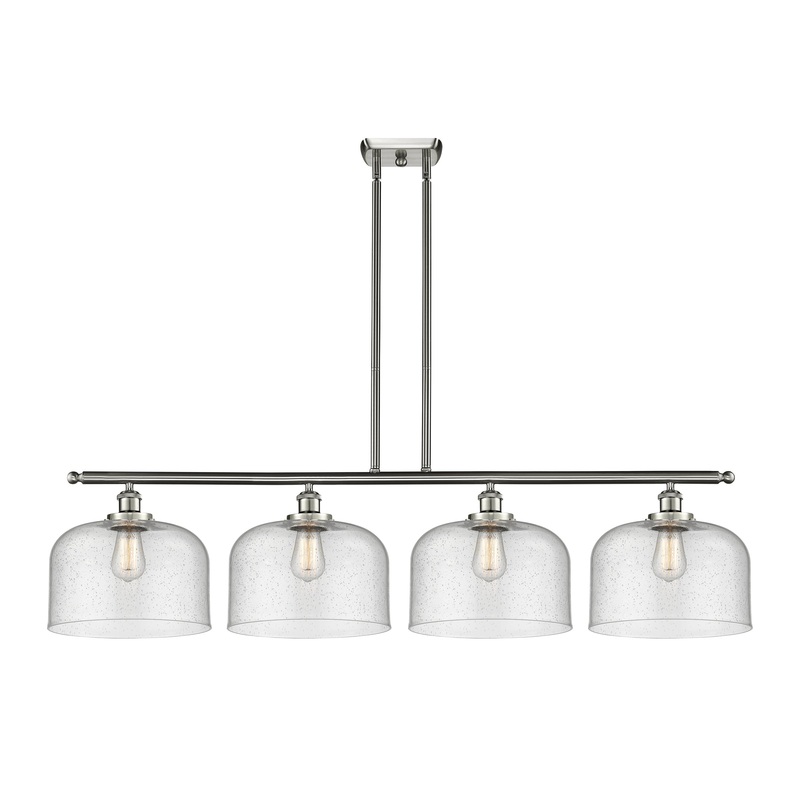 Innovations Lighting X-Large Bell 4 Light Island Light Part Of The Ballston Collection 916-4I-SN-G74-L