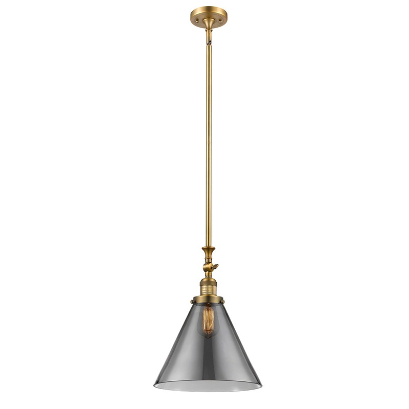 Innovations Lighting X-Large Cone 1 Light Mini Pendant Part Of The Franklin Restoration Collection 206-BB-G43-L-LED