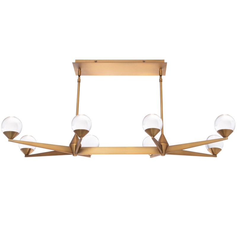 Double Bubble Linear Chandelier