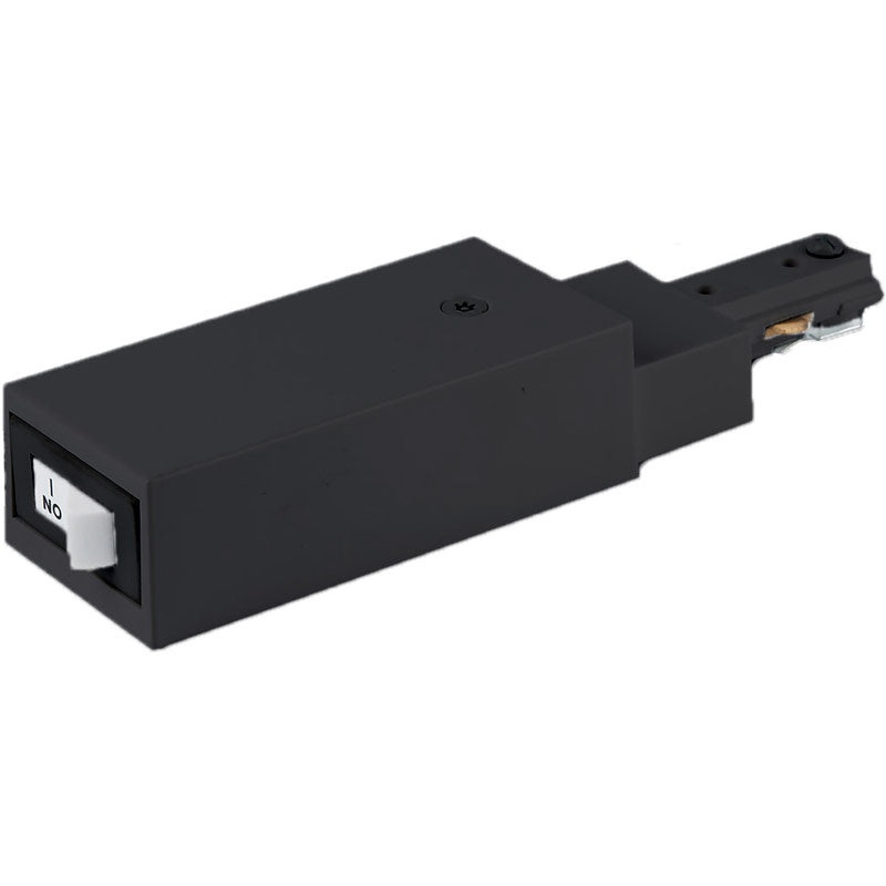 H Track Current Limiter Slim Single Live End Power Feed