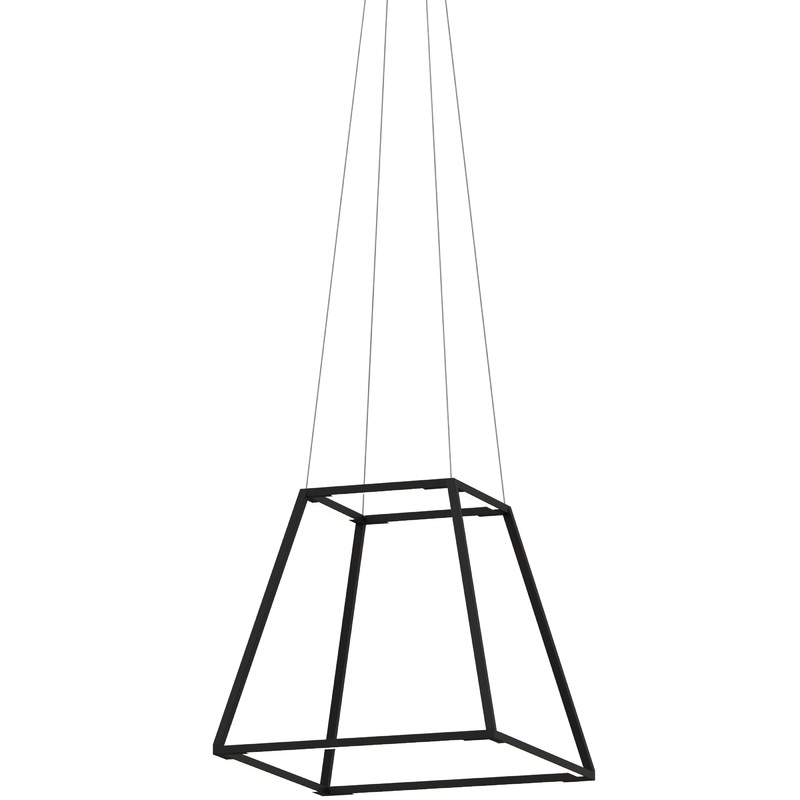 Z-Bar Rise Square Pendant