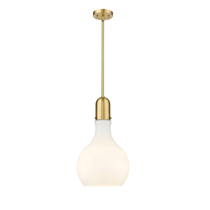 Innovations Lighting Amherst 1 Light  11.75″ Mini Pendant 492-1S-SG-G581-12-LED