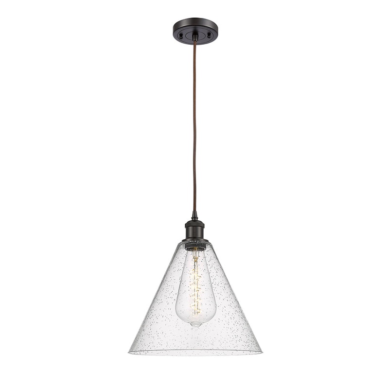 Innovations Lighting Ballston Cone 1 Light  12″ Mini Pendant 516-1P-OB-GBC-124
