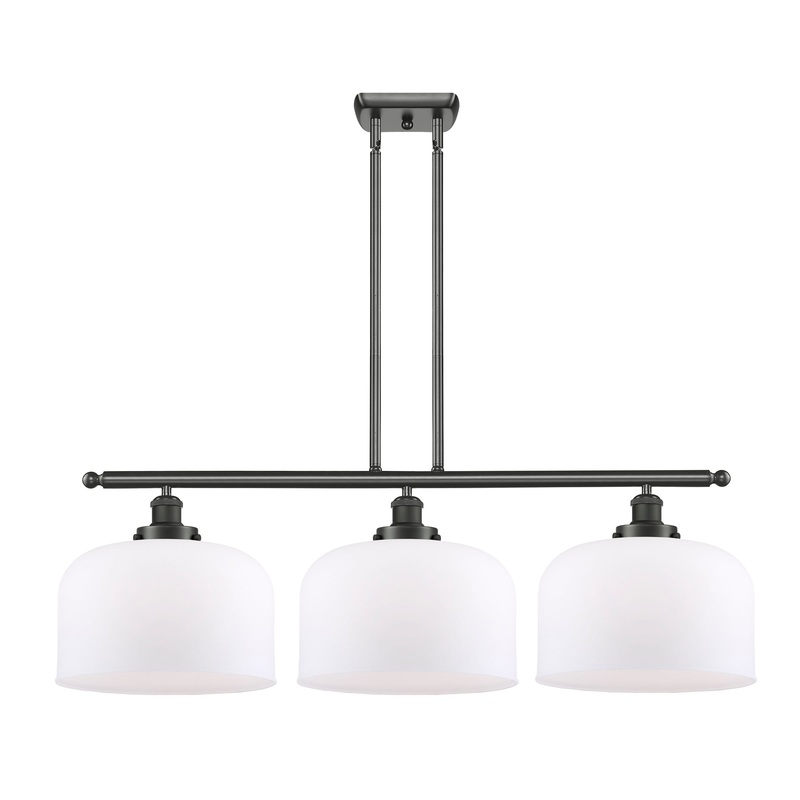 Innovations Lighting X-Large Bell 3 Light Island Light Part Of The Ballston Collection 916-3I-OB-G71-L-LED