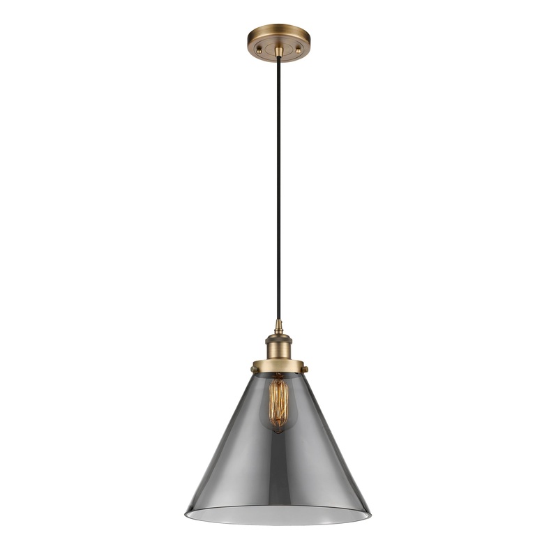 Innovations Lighting X-Large Cone 1 Light Mini Pendant Part Of The Ballston Collection 916-1P-BB-G43-L