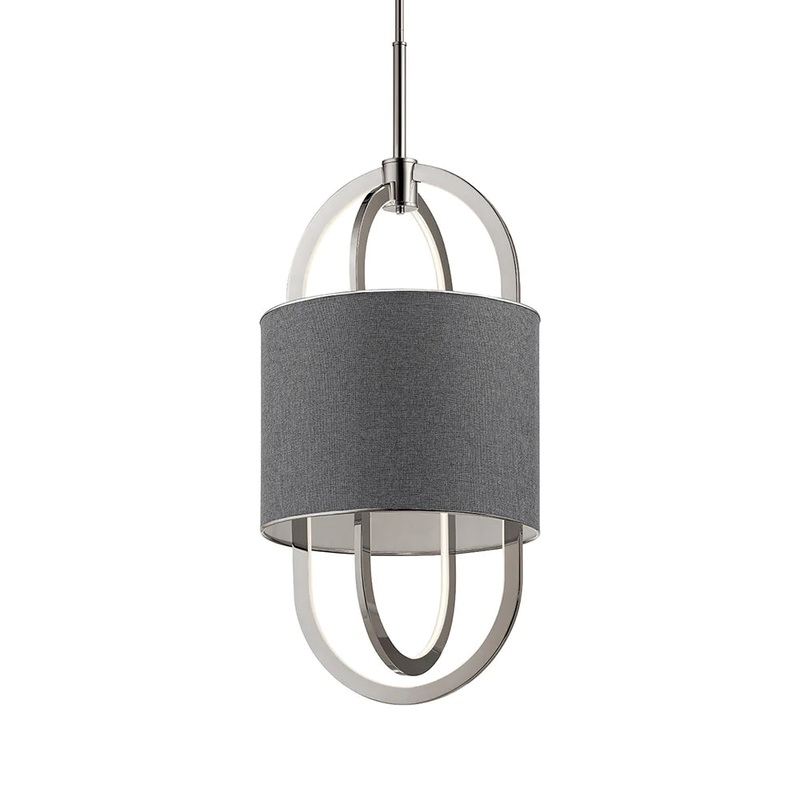 Kichler Jolana LED 3000K 16″ Pendant Polished Nickel 83340PN