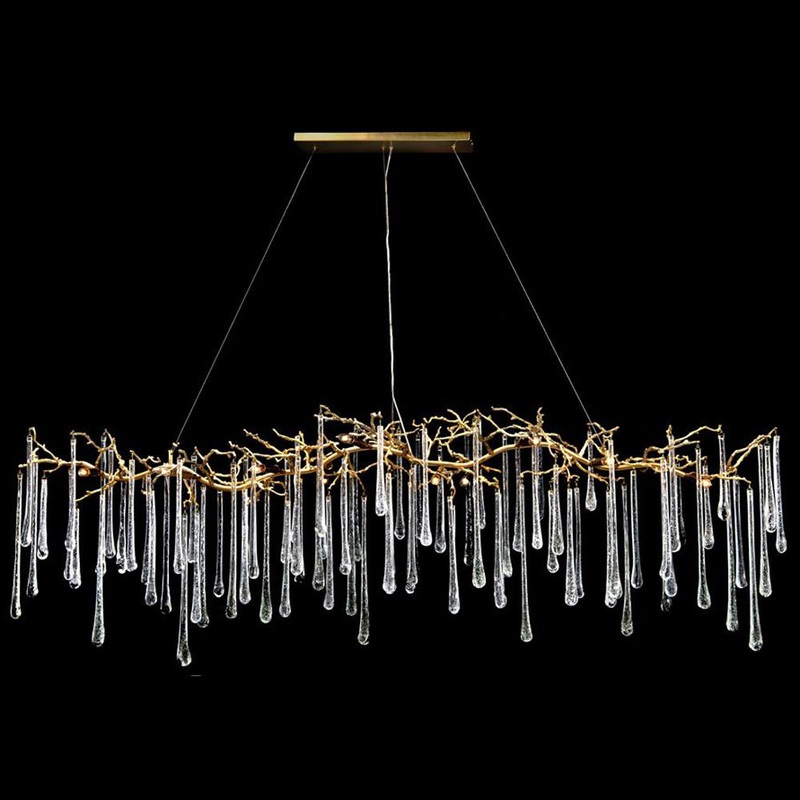 Teardrop Horizontal Chandelier