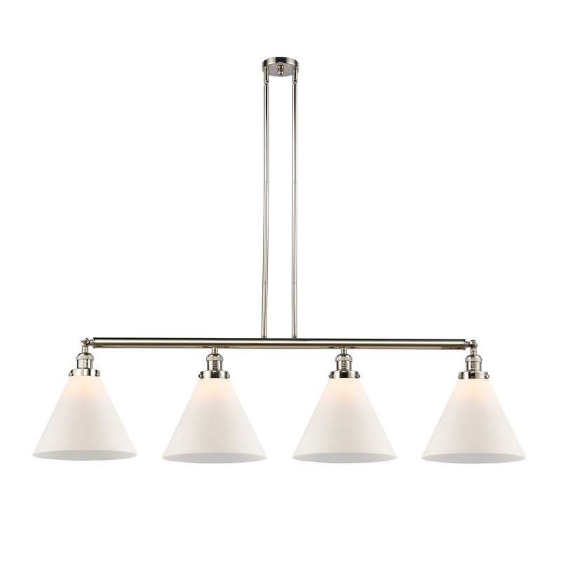 Innovations Lighting X-Large Cone 4 Light Island Light Part Of The Franklin Restoration Collection 214-PN-G41-L