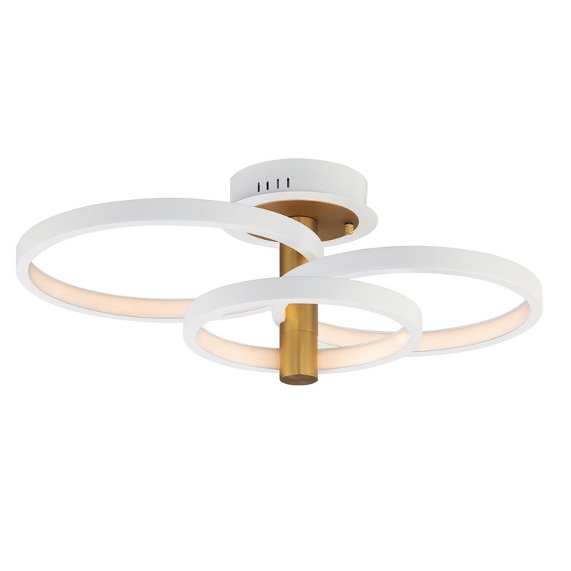 Hoopla Semi-Flush Mount Light