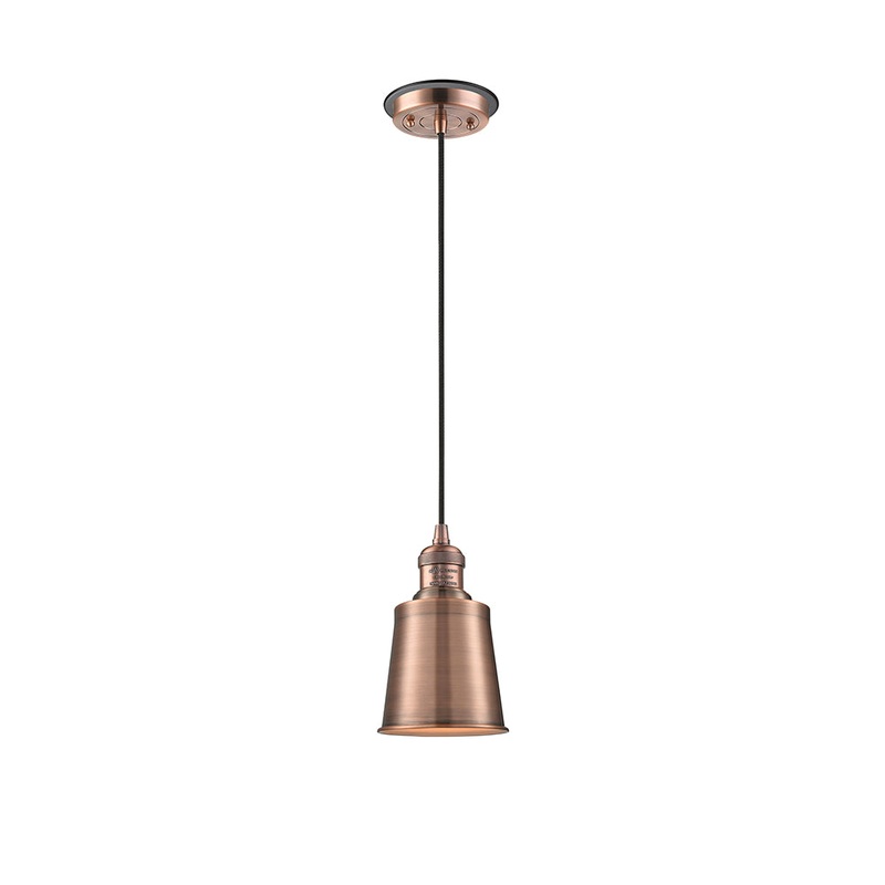 Innovations Lighting Addison 1 Light Mini Pendant Part Of The Franklin Restoration Collection 201CBP-ACBK-M9-AC