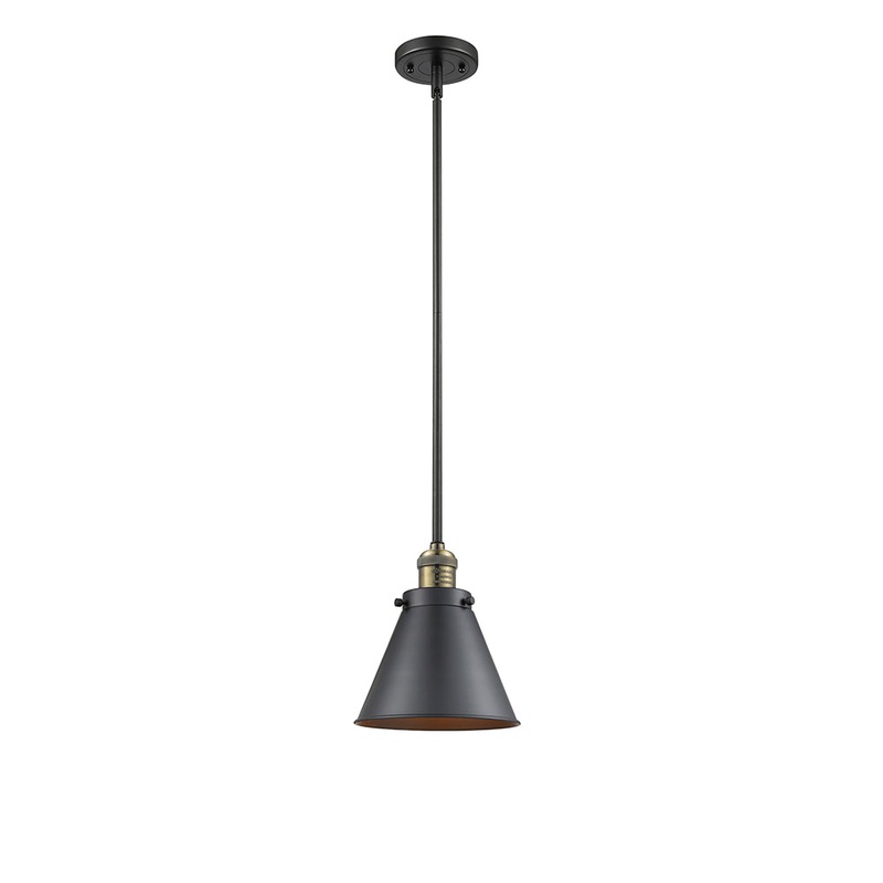 Innovations Lighting Appalachian 1 Light Mini Pendant Part Of The Franklin Restoration Collection 201S-BAB-M13-BK-LED