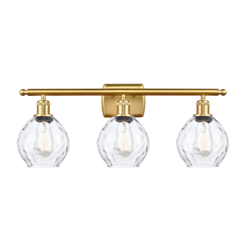 Innovations Lighting Small Waverly 3 Light Bath Vanity Light Part Of The Ballston Collection 516-3W-SG-G362-LED