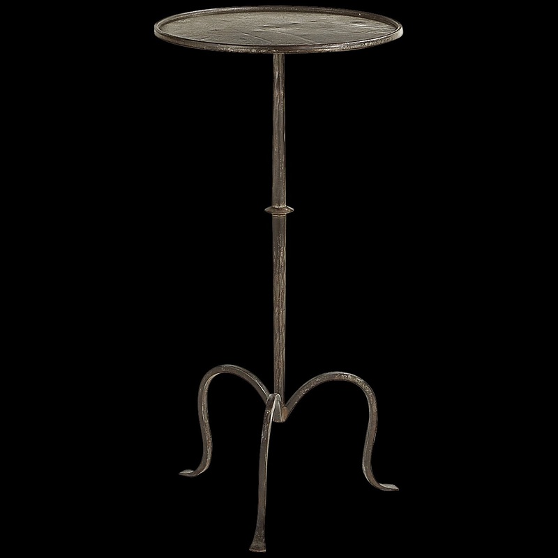 Hand-Forged Martini Accent Table