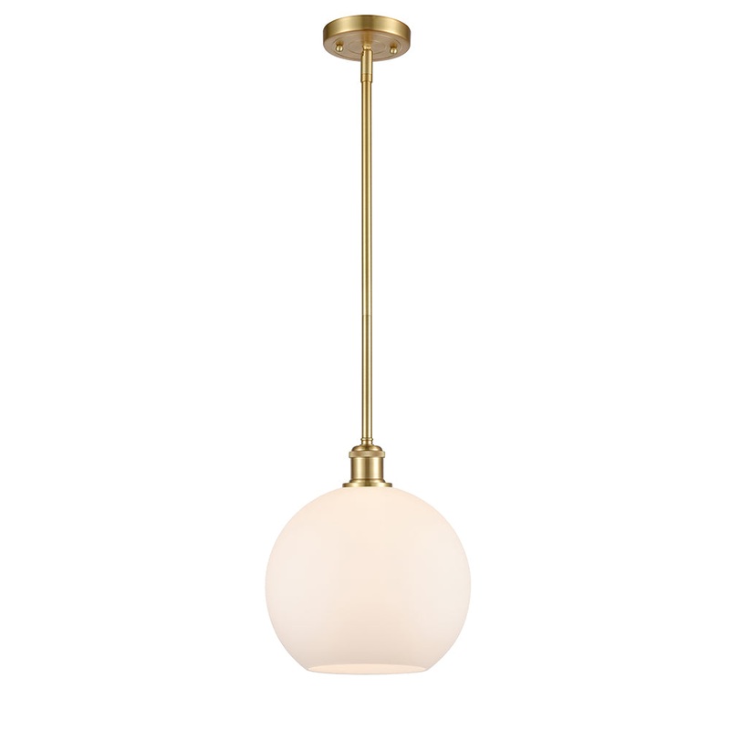 Innovations Lighting Athens 1 Light 10″ Mini Pendant 516-1S-SG-G121-10-LED