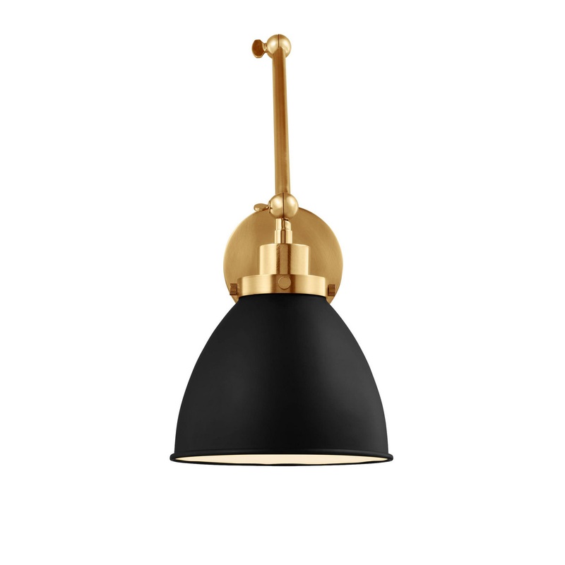 Wellfleet Double Arm Dome Wall Sconce