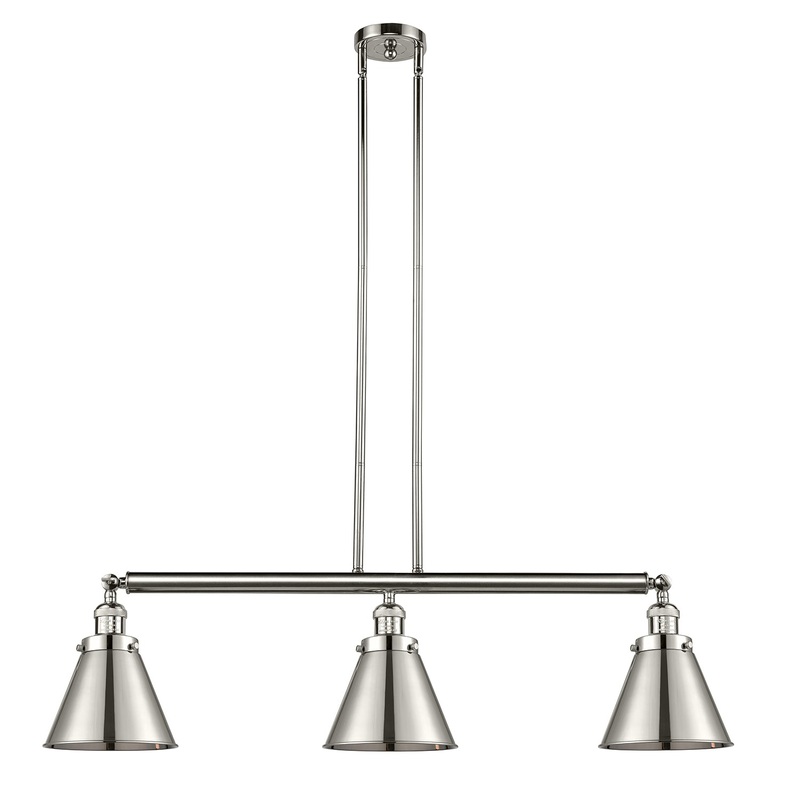 Innovations Lighting Appalachian 3 Light Island Light Part Of The Franklin Restoration Collection 213-PN-M13-PN