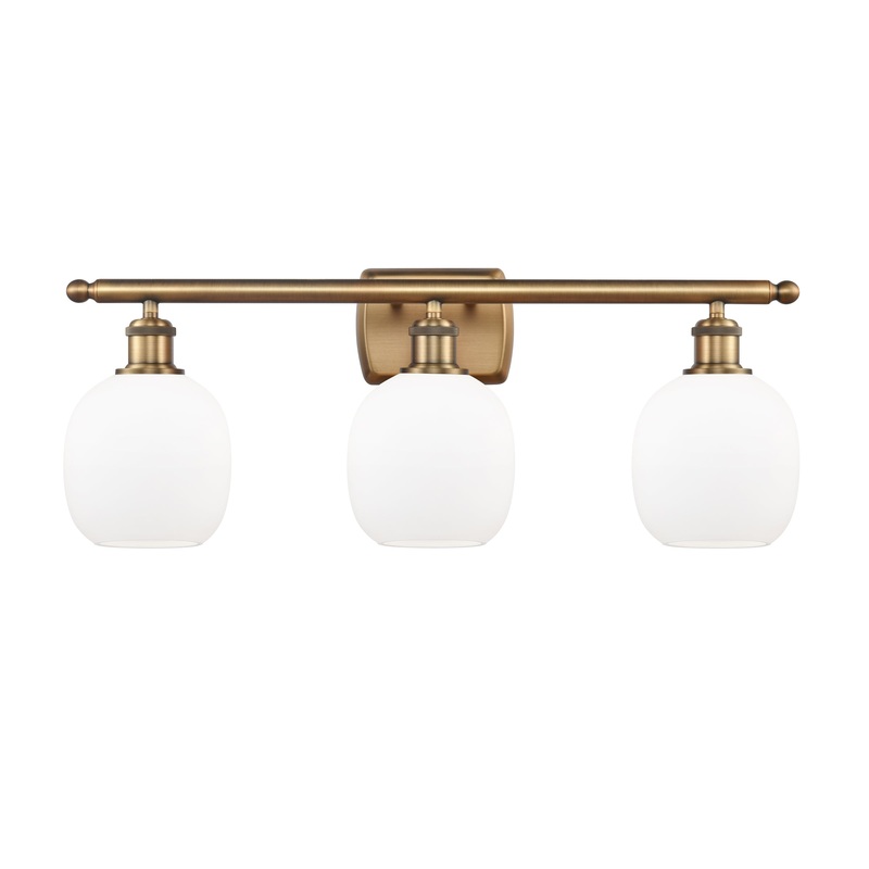 Innovations Lighting Belfast 3 Light Bath Vanity Light Part Of The Ballston Collection 516-3W-BB-G101