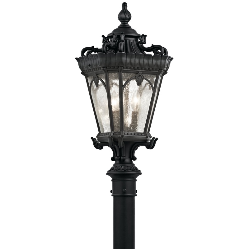 Tournai Outdoor Post Mount Lantern