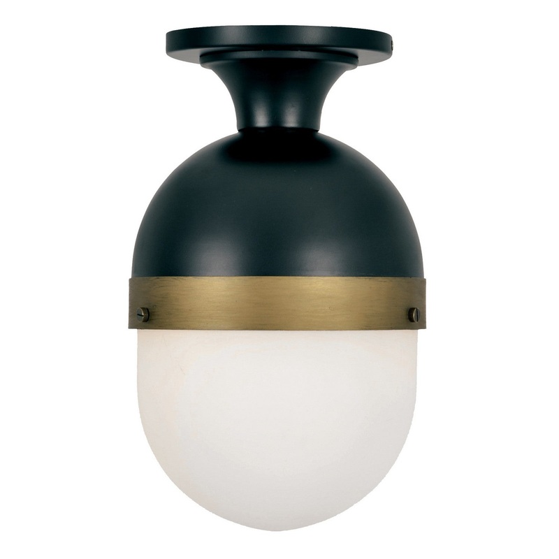 Capsule Outdoor Semi Flush Ceiling Light