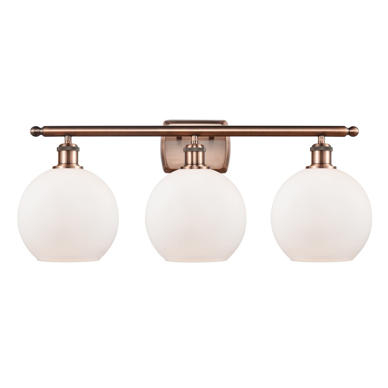 Innovations Lighting Athens 3 Light 26″ Bath Vanity Light 516-3W-AC-G121-8