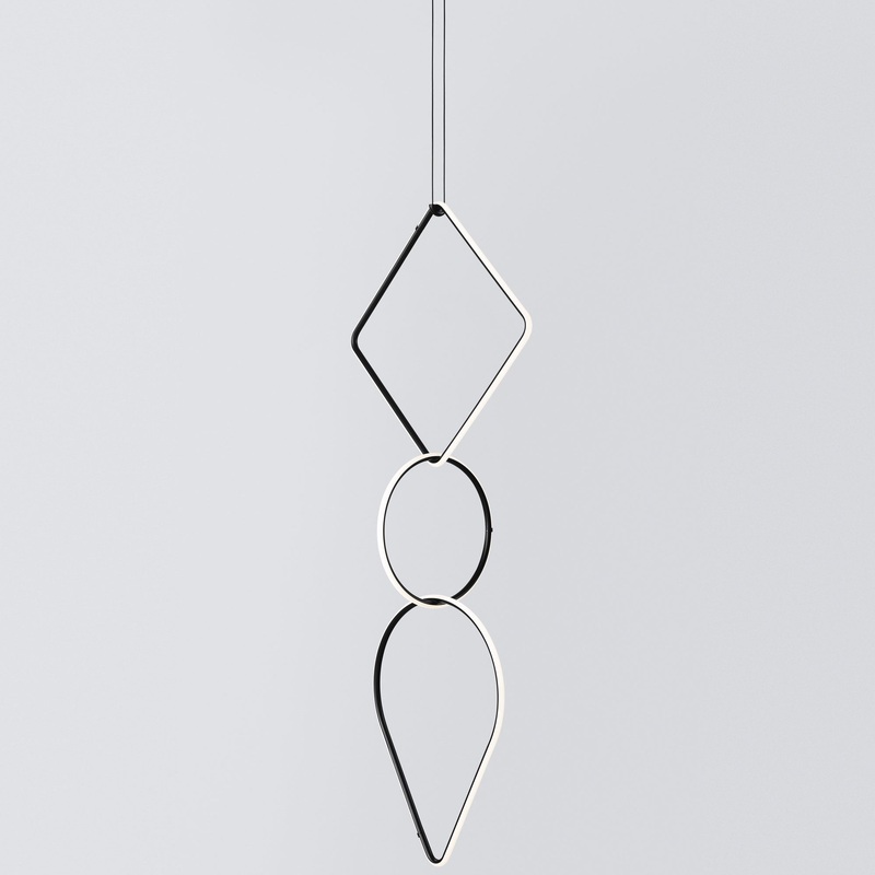 Arrangements Square Large Three Element Suspension